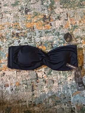Mossimo Supply Co. Navy Blue Strapless Bikini Top
